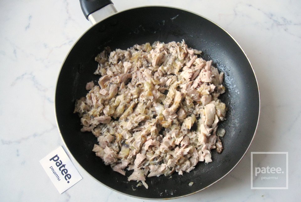 Волованы с курицей и грибами - Шаг 8