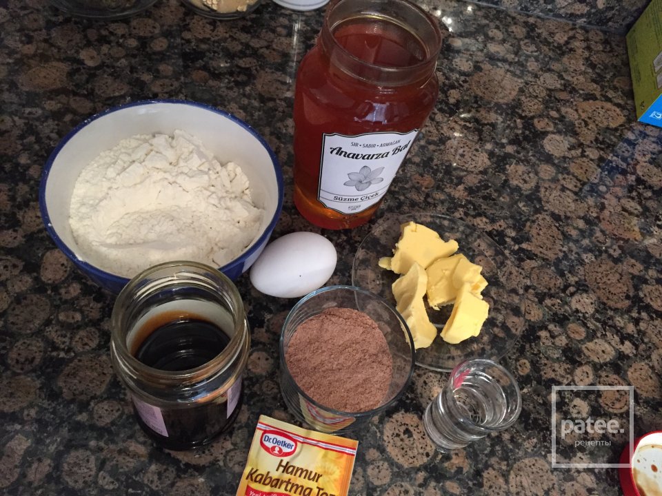 Пряничное тесто - Шаг 1