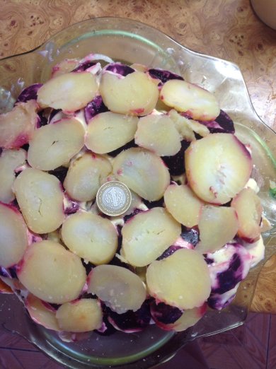 Салат ,,Монетка" - Шаг 10