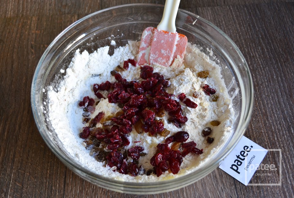 Хрустящее овсяное печенье с клюквой - Шаг 10