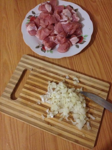 Мясо с овощами - Шаг 1