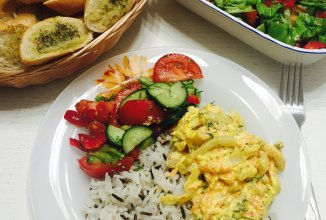 Кальмары в сметане