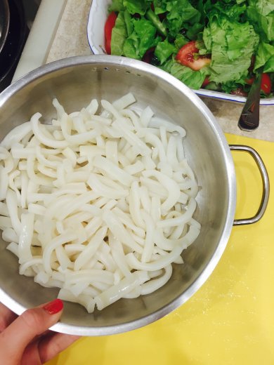 Кальмары в сметане - Шаг 3