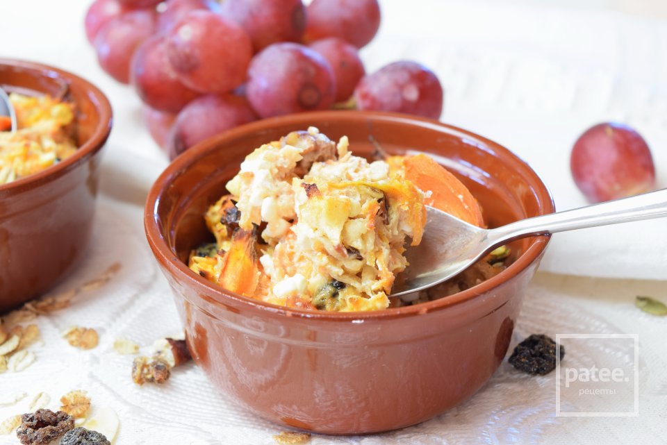 Творожная запеканка с морковью и яблоком - Шаг 12