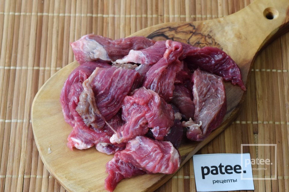 Китайский шашлык из говядины с салатом из лапши - Шаг 3