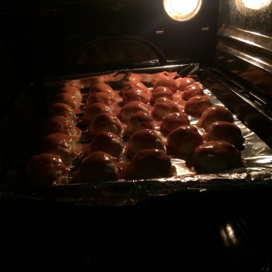 Куриные тефтели с моцареллой - Шаг 5