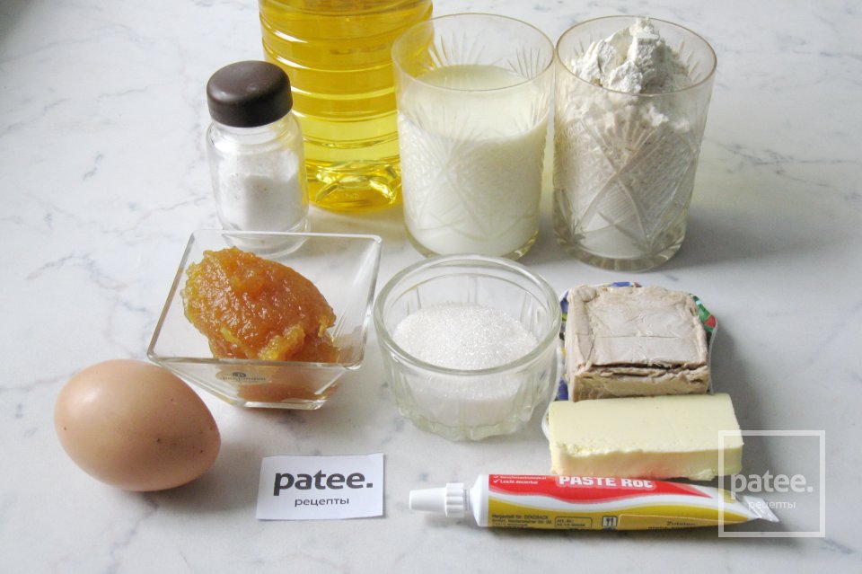 Рогалики с яблочным джемом - Шаг 1