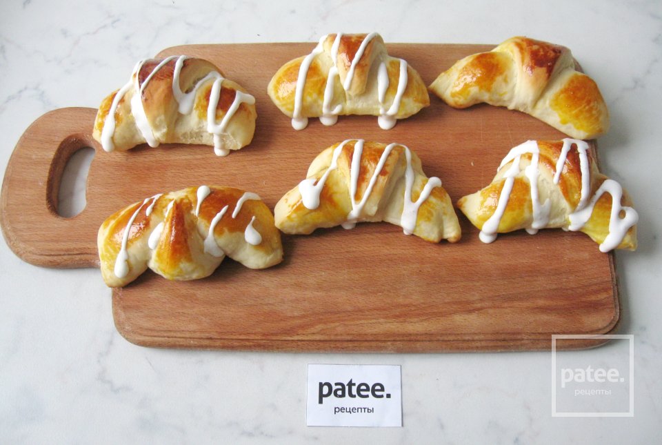 Рогалики с яблочным джемом - Шаг 13