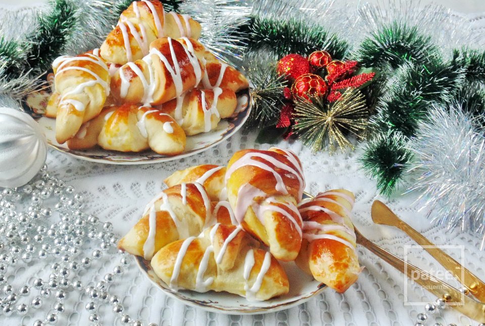 Рогалики с яблочным джемом - Шаг 14