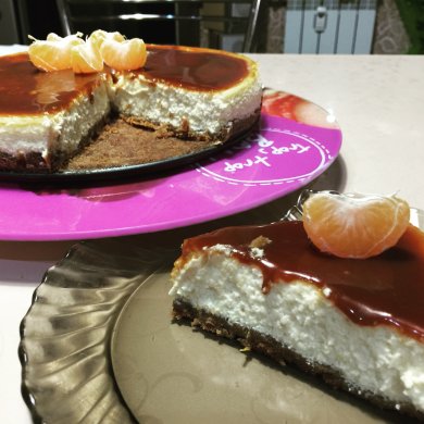 🎂🙈 Чизкейк New-York с соленой карамелью 👌🏻😋😋 - Шаг 4