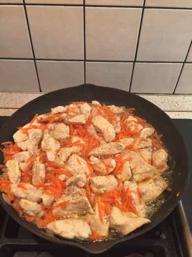 Куриное филе с нутом - Шаг 2