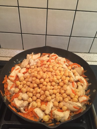 Куриное филе с нутом - Шаг 3