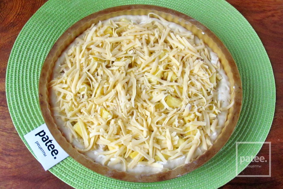 Пицца с курицей и ананасами - Шаг 10