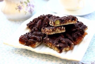 Шоколадно-ореховые тянучки