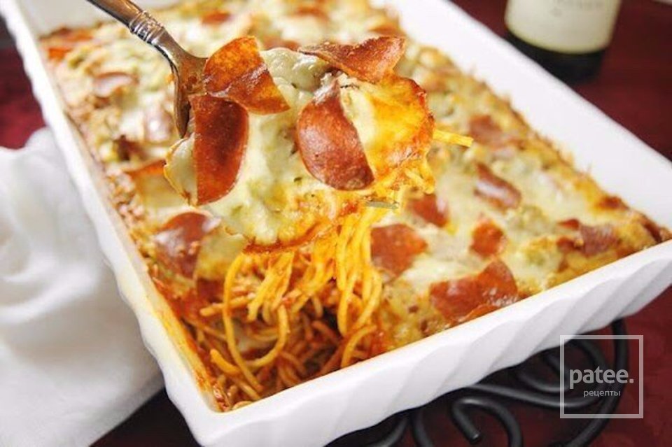 Пицца спагети - Шаг 1