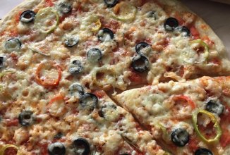 Домашняя Пицца с креветками