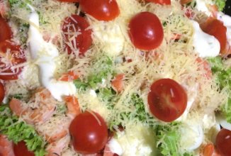 Цезарь с креветками