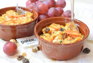 Творожная запеканка с морковью и яблоком