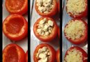 Помидоры фаршированные курицей