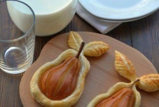 Груши в слойке