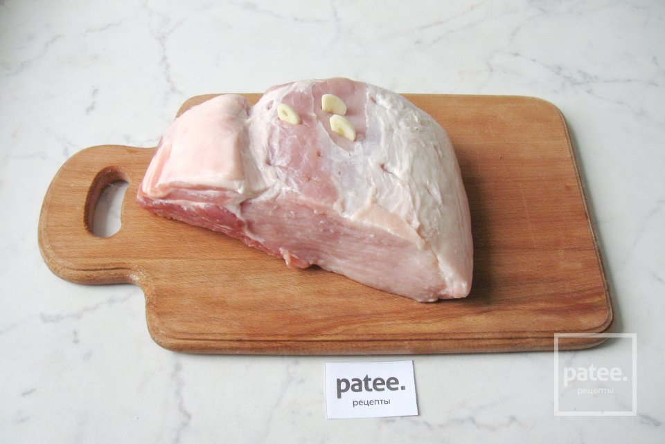 Корейка на косточке запеченная с сухими травами - Шаг 3