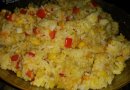 Индийский рис с овощами и карри