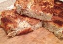 Творожная запеканка с яблоками и маком
