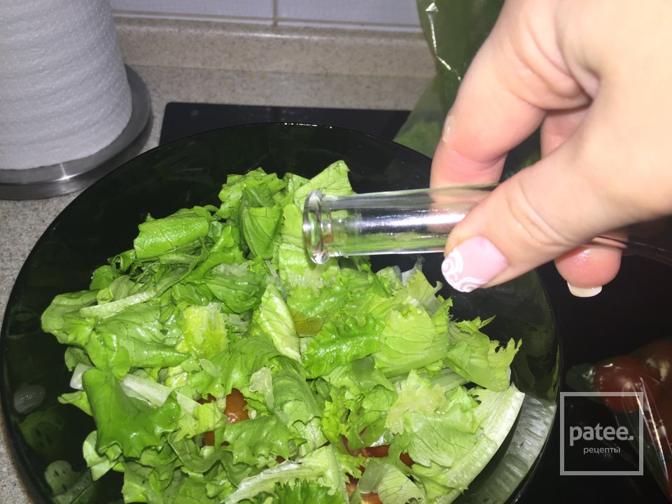 Черногорский салат с тунцом - Шаг 5