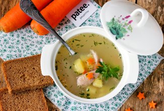 Суп из кролика с овощами