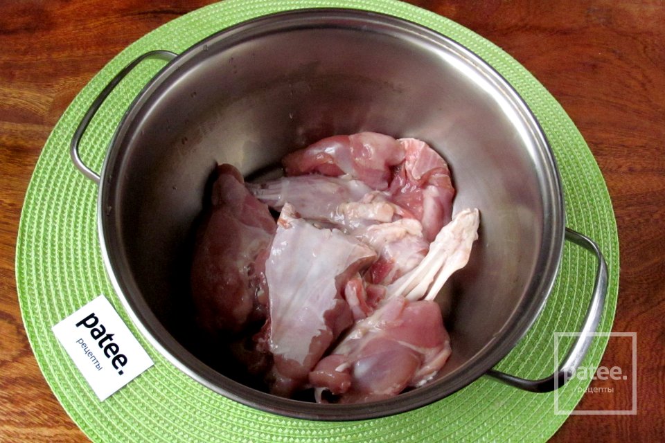 Суп из кролика с овощами - Шаг 2