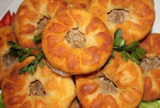 Беляши на кефирном тесте