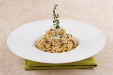 Итальянское грибное ризотто - приготовление