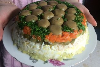 Салат лесная поляна