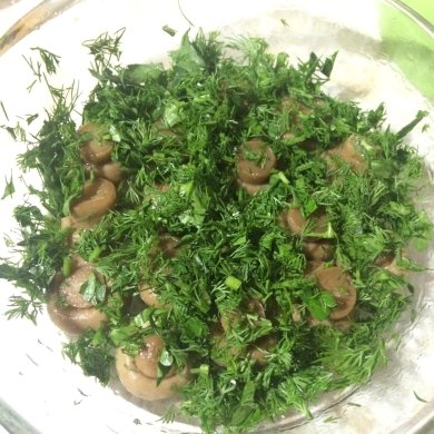 Салат лесная поляна - Шаг 1