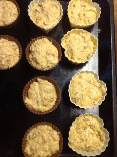 Морковно-апельсиновые кексы. - Шаг 5