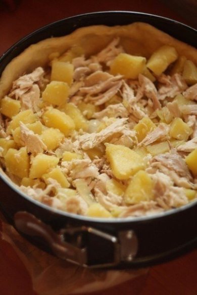 Пирог с курицей и картофелем - Шаг 3