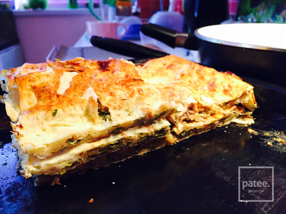 Лаваш запечённый с сыром и зеленью - Шаг 1