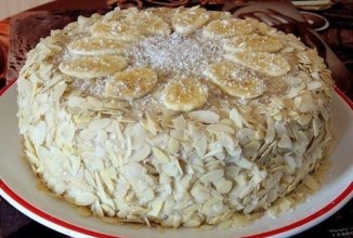 Банановый торт