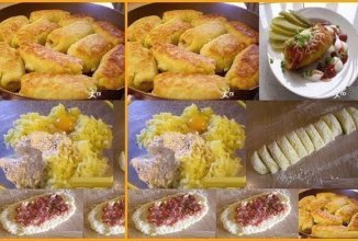 Картофельные рулетики