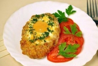 Нежные шницели с яйцом