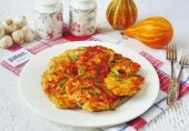 Куриные рубленые котлеты с тыквой