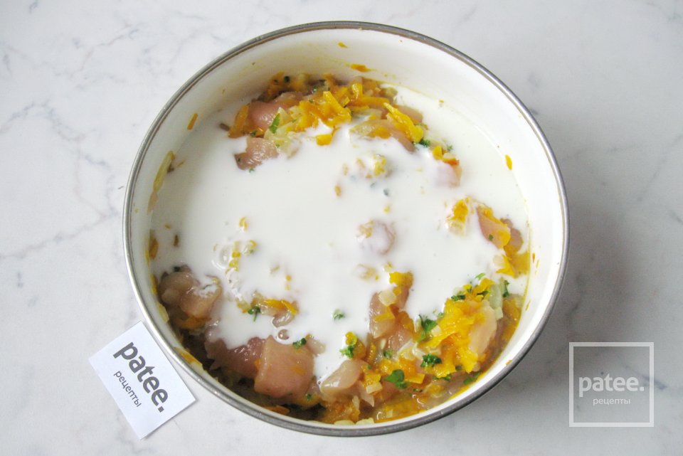 Куриные рубленые котлеты с тыквой - Шаг 12