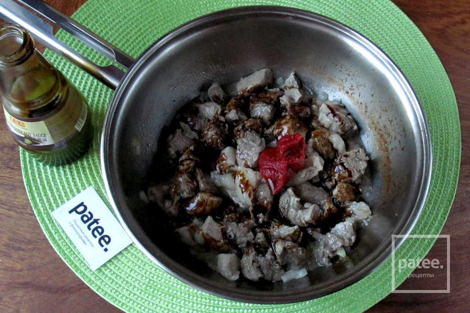 Лапша удон со свининой в соусе - Шаг 9