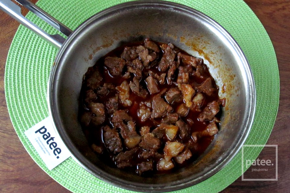 Лапша удон со свининой в соусе - Шаг 14