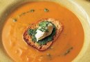 Морковный суп с Bruschetta и соусом песто