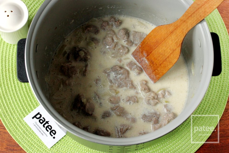 Сливочный рис с мясом в мультиварке - Шаг 7