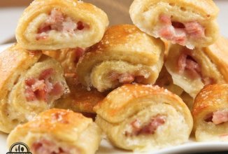 СЛОЙКИ С ВЕТЧИНОЙ 