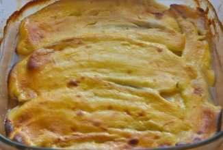 Бананы, запеченные с творогом