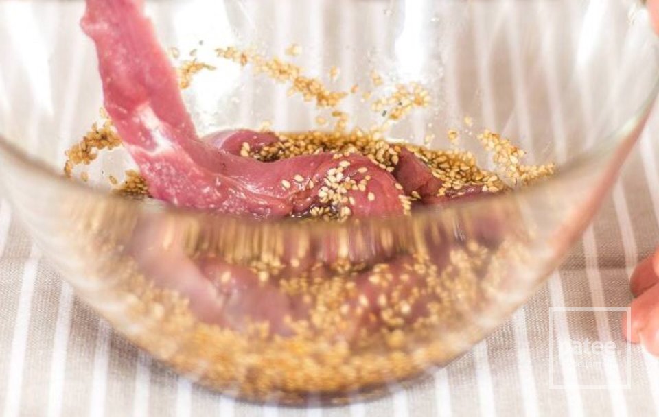 Утиные грудки в восточном маринаде на шпажках - Шаг 3