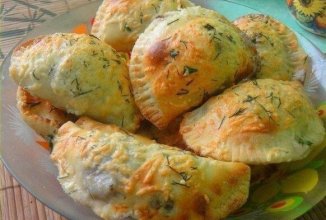 Чебуреки духовые, готовятся в духовке.